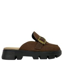 Mule Feminino Modare com Fivela Dourada Solado Tratorado