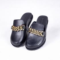 Mule Feminino Moleca 5743104 Preto