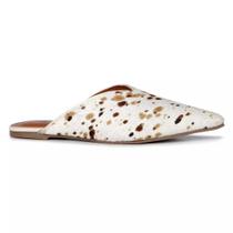 Mule Feminino Orcade Animal Print Bege Natural - 093202