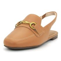 Mule Feminino Rasteiro Slingback Elegante Estilo Beira Rio