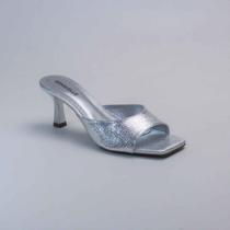 Mule Feminino Salto Fino Elegante Luxo Festa Conforto Macio