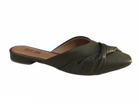 Mule Feminino Sua Cia 8188.13442 - Cor: Verde Militar