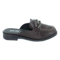 Mule Feminino Sua Cia 8351.16055 - Marrom Escuro Mule Feminino Sua Cia 8351.16055 - Marrom Escuro