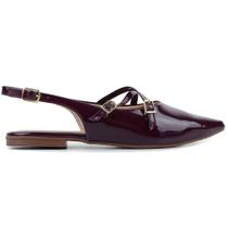 Mule Feminino Sua Cia Verniz Cabernet Vinho - 8189