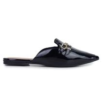 Mule Feminino Sua Cia Verniz Preto - 8189