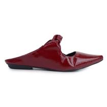 Mule Feminino Suzana Santos Verniz Vermelho Malbec - 3162