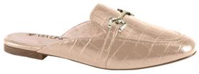 Mule Feminino Via Uno Rasteiro Fivela Croco 285233
