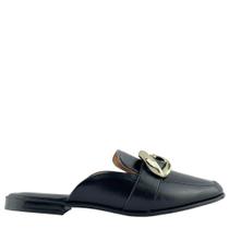 Mule Feminino Vizzano Casual Mocca Preto 1376120 Mule Feminino Vizzano Casual Mocca Preto 1376120