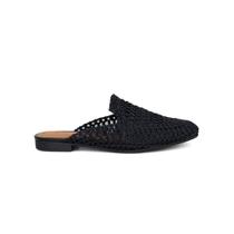 Mule Flat Tramado Valentina 360155 Cor:PretoTamanho:36Gênero:Feminino