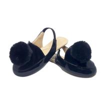 Mule Infantil COnfort Verniz Pompom Lupie Menina 1771 Mule Infantil COnfort Verniz Pompom Lupie Menina 1771