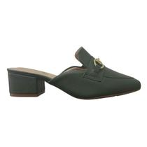 Mule Loafer Salto Bloco Baixo Feminino Modare 7340.124 Verde Mule Loafer Salto Bloco Baixo Feminino Modare 7340.124 Verde