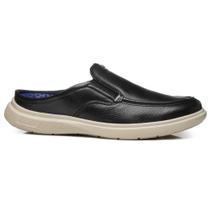 Mule Masculino Couro Preto Conhaque Pegada 112202-03 Mule Masculino Couro Preto Conhaque Pegada 112202-03