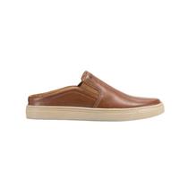 Mule Masculino Slip On Palmilha Anti-impacto Couro Legítimo Tamanho:44Cor:Marrom