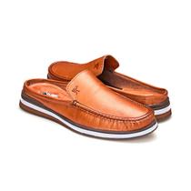 Mule Mocassim Casual Sapato Slip On