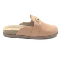 Mule Modare com Enfeite Dourado Nude 7398102 Mule Modare com Enfeite Dourado Nude 7398102