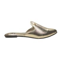 Mule Moleca Basico Feminino Dourado Mule Moleca Basico Feminino Dourado