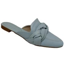 Mule Piccadilly 104014-1 Feminino - Azul Céu