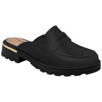 Mule Piccadilly Maxi 735020 Feminino - Preto