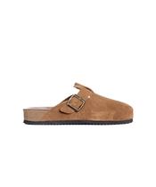 Mule Pixóle Fivela Couro Caramelo