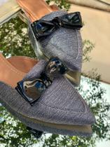 Mule prata c/ preto Mule prata c/ preto