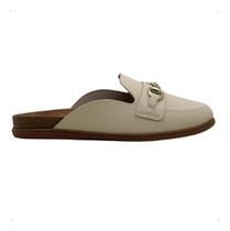 Mule Rasteira Clog Feminino Beira Rio Bico Redondo Conforto