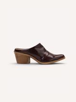 Mule Salto Bloco Marrom Mule Salto Bloco Marrom