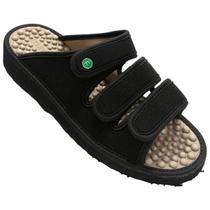 Mule Slide Anabela Feminino Mundo Flex Ortopédico Massageador 8008