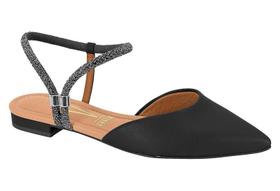 Mule slingback feminino vizzano com strass - 12061003 Mule slingback feminino vizzano com strass - 12061003