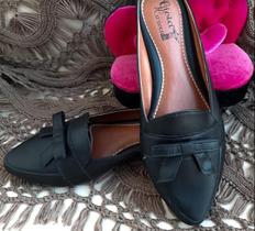 Mule Slip-on Moderno Mocassim Bico Fino Confort Gioia Mule Slip-on Moderno Mocassim Bico Fino Confort Gioia