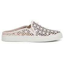 Mule Tênis Casual Slip On Couro Vazado Feminino Solado Flat Emborrachado Respirável Confortável Mule Tênis Casual Slip On Couro Vazado Feminino Solado Flat Emborrachado Respirável Confortável