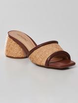 Mule Trama Natural Camel