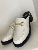 Mule tratorado feminino offline -off white 34