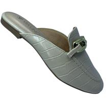 Mule Via Uno Elegante Croco Chique Mulher - 42004