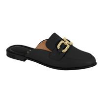 Mule Vizzano Feminino Casual Fivela Dourada 1376.118 Mule Vizzano Feminino Casual Fivela Dourada 1376.118