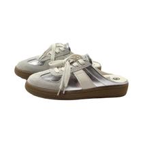 Mules Femininos De Plataforma Com Bico Redondo, Slip-On, Loafers, Tênis De Caminhada De Verão,