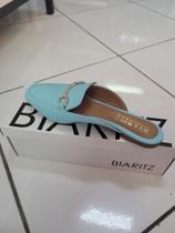 Mulet com fivela azul bebe