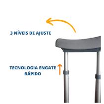 Muleta Axilar 3 em 1 - Hidrolight