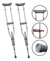 Muleta Axilar Em Aluminho Pro12 Tam G (Par) - Procirurgica Muleta Axilar Em Aluminho Pro12 Tam G (Par) - Procirurgica