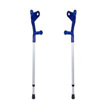 Muleta Canadense Alumínio Braçadeira Fixa (Par) - Indaiá Muleta Canadense Alumínio Braçadeira Fixa (Par) - Indaiá