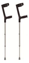 Muleta Canadense Articulada Click 110kg 3.4 Par Preta Cor Preto