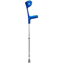 Muleta Canadense Fixa Regulável Sequencial - Azul - Até 150kg - Unidade Muleta Canadense Fixa Regulável Sequencial - Azul - Até 150kg - Unidade