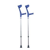 Muleta Canadense Mercur Fixa 130kg Ponteira Articulada Par Azul