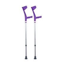 Muleta Canadense Mercur Fixa 130kg Ponteira Articulada Par Lilas