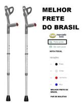 Muleta Ortopédica Canadense Auxiliar Par Take Care 120 Kg Muleta Ortopédica Canadense Auxiliar Par Take Care 120 Kg