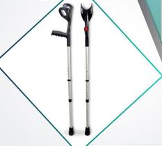 Muletas Canadense Fixa Alumínio Adulto (Par) da Take Care Muletas Canadense Fixa Alumínio Adulto (Par) da Take Care