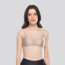 Mulher Elástica Sport Top Fitness Lara Bege Academia Mulher Elástica Sport Top Fitness Lara Bege Academia