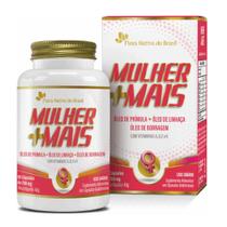 Mulher +Mais (Prímula, Linhaça, Borragem + Vit Adek) 60 Cápsulas Flora Nativa Mulher +Mais (Prímula, Linhaça, Borragem + Vit Adek) 60 Cápsulas Flora Nativa
