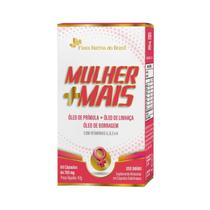 Mulher Mais Prímula, Linhaça, Borragem VIT Adek 60caps Flora Nativa