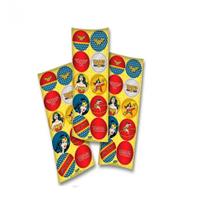 Mulher Maravilha Adesivo 30un - Festcolor