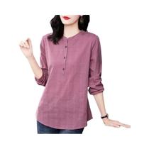 Mulher primavera outono estilo blusas camisas senhora casual manga longa gola blusas topos df4850 Mulher primavera outono estilo blusas camisas senhora casual manga longa gola blusas topos df4850